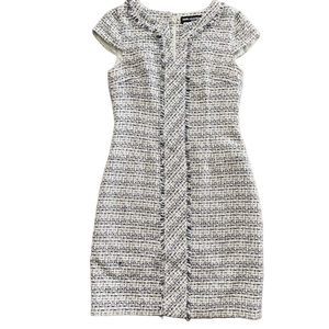 Karl Lagerfeld Paris Tweed Pencil Dress Size 4